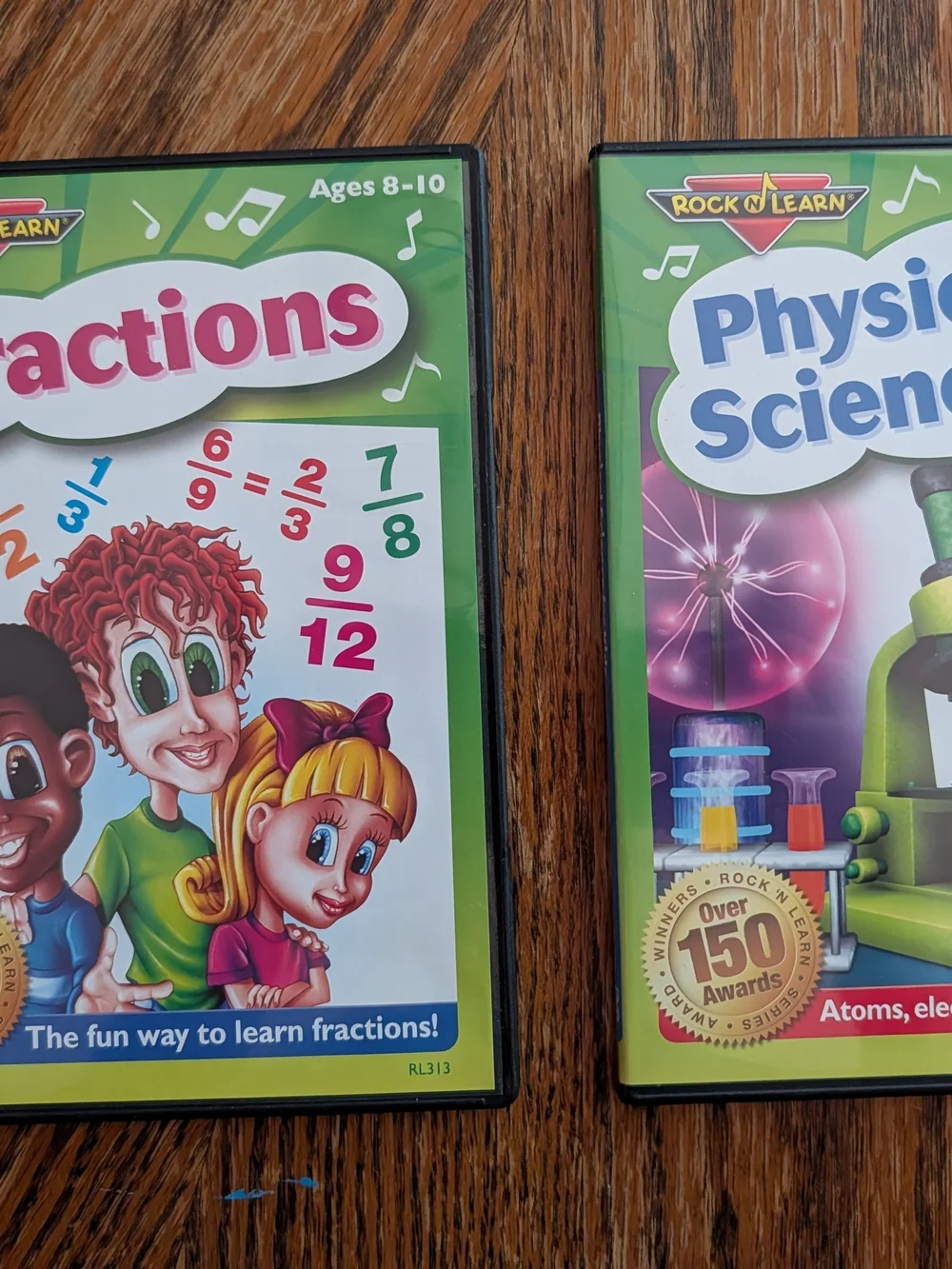 11 Rock 'N Learn Kids Math & Money Learning DVDs - Green